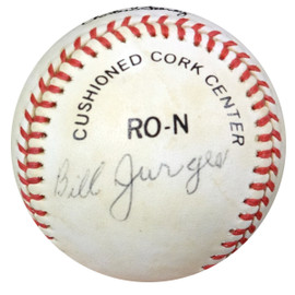 Harry Caray Autographed ONL Baseball - Cubs Announcer - JSA Full Letter