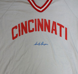 Cincinnati Reds Smoky Burgess Autographed White Jersey PSA/DNA #W07515