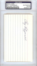 Ray Fitzgerald Autographed 3x5 Index Card Cincinnati Reds PSA/DNA #83862916