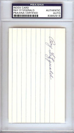 Ray Fitzgerald Autographed 3x5 Index Card Cincinnati Reds PSA/DNA #83862918