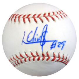 Roenis Elias Autographed Official MLB Baseball Boston Red Sox MCS Holo #43035