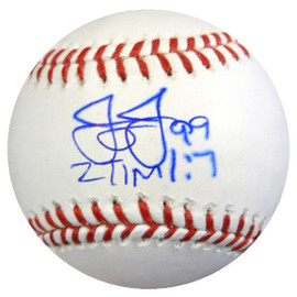 James Jones Autographed Official MLB Baseball Texas Rangers MCS Holo #42972