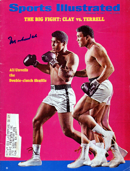 Muhammad Ali Autographed Sports Illustrated Magazine Vintage PSA/DNA #E50934