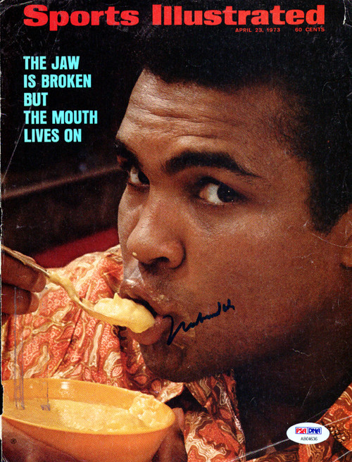 Muhammad Ali Autographed Sports Illustrated Magazine Cover PSA/DNA #AB04636