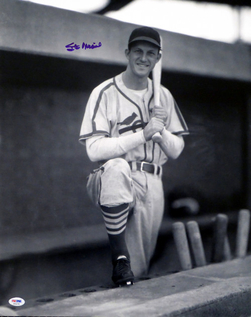 Stan Musial Autographed 16x20 Photo St. Louis Cardinals PSA/DNA Stock #18610