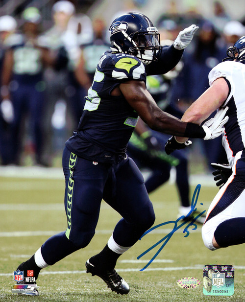 Frank Clark Autographed 8x10 Photo Seattle Seahawks MCS Holo Stock #94271