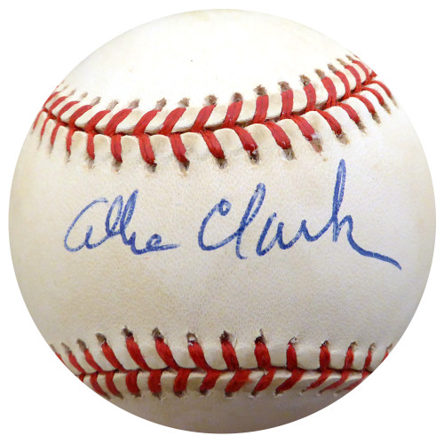 Allie Clark Autographed Official AL Baseball New York Yankees Beckett BAS #F26426