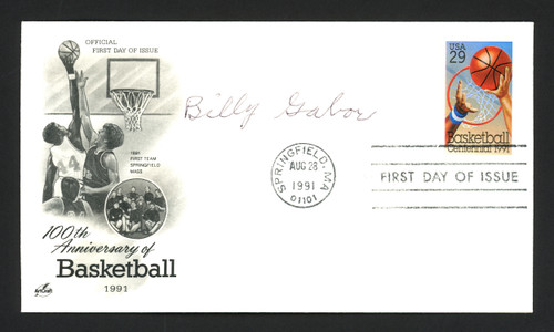 Billy Gabor Autographed First Day Cover Syracuse Nationals SKU #165017