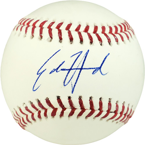 Ed Howard Autographed Official MLB Baseball Chicago Cubs Beckett BAS Stock #179018