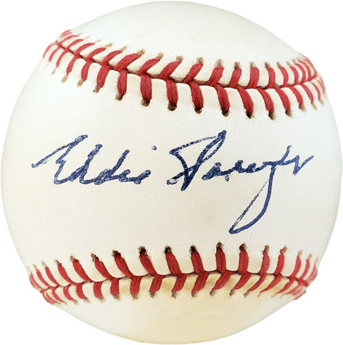 Eddie Sawyer Autographed Official NL Baseball Los Angeles Dodgers, Cincinnati Reds PSA/DNA #D27222