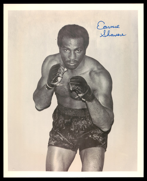 Earnie Shavers Autographed 8x10 Photo SKU #186817