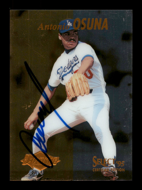 Antonio Osuna Autographed 1995 Select Certified Card #133 Los Angeles Dodgers SKU #195737