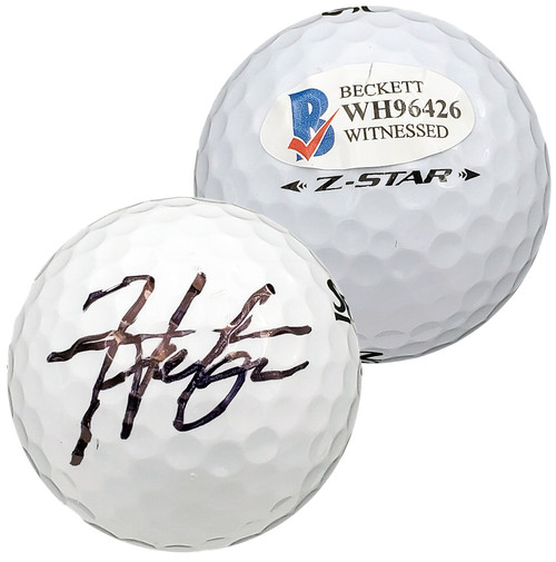 Hideki Matsuyama Autographed Srixon Golf Ball Z Star Beckett BAS Stock #197208
