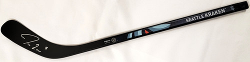 Jordan Eberle Autographed Black Inglasco 24" Mini Stick Seattle Kraken Fanatics Holo #B296097