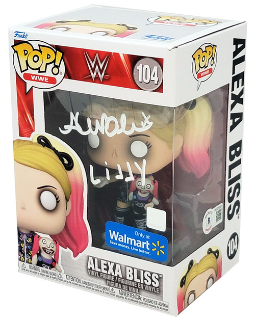 Alexa Bliss Autographed Funko Pop #104 Vinyl Figurine "Lilly" Beckett BAS Witness Stock #208709