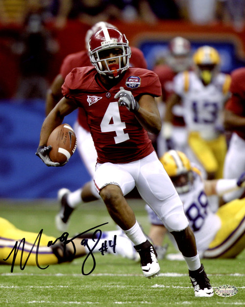 Marquis Maze Autographed 8X10 Photo Alabama Crimson Tide MCS Holo Stock #209008