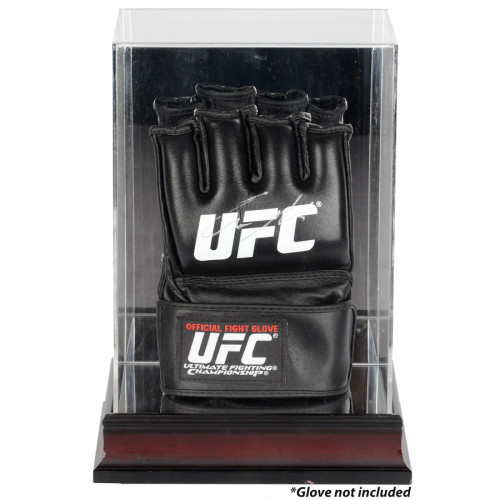 Fanatics Mahogany Base Display Case For Fight Gloves Stock #210472