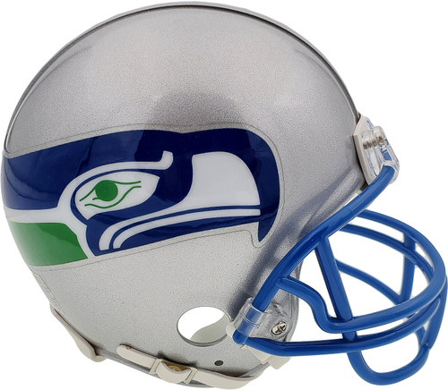 Seattle Seahawks Unsigned Gray Throwback (1983-2001) Mini Helmet Stock #182255