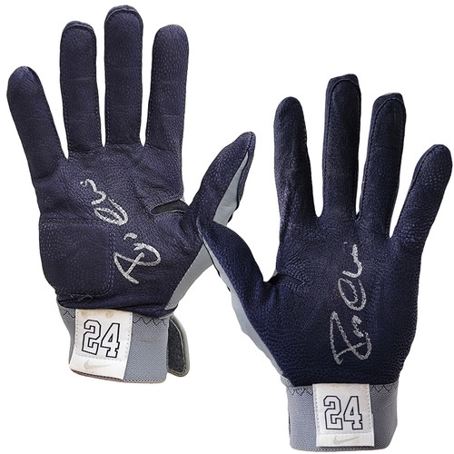 Robinson Cano Autographed Nike Game Used Navy Batting Gloves Seattle Mariners PSA/DNA Stock #212097