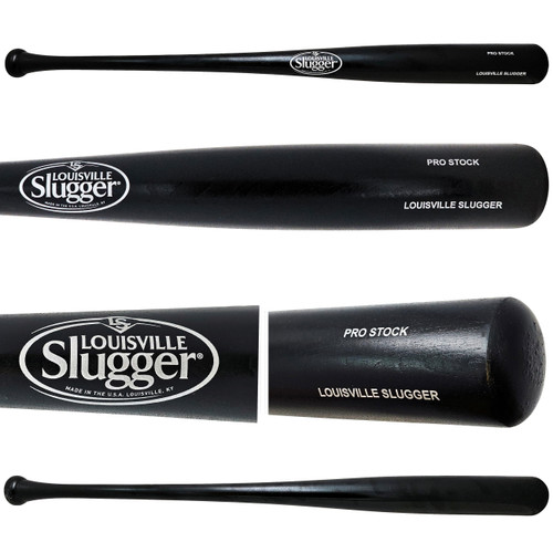 Black Louisville Slugger Pro Stock Unsigned Bat Stock #220518