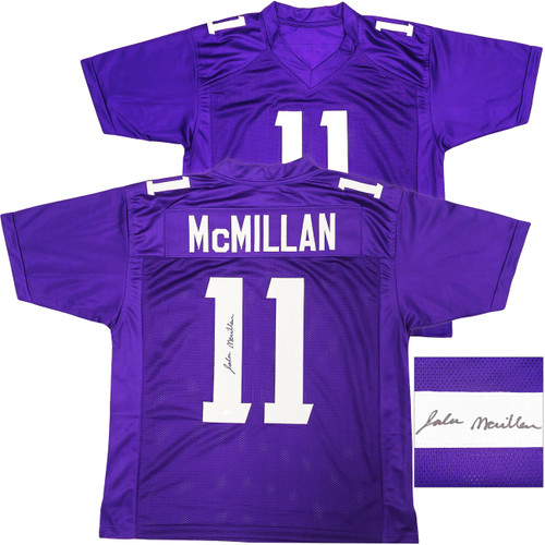 Washington Huskies Jalen McMillan Autographed Purple Jersey MCS Holo Stock #222069