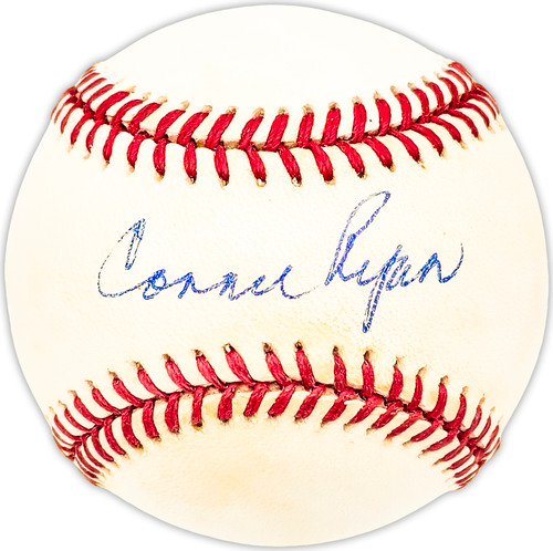 Connie Ryan Autographed Official NL Baseball Philadelphia Phillies, Atlanta Braves Beckett BAS QR #BM25400