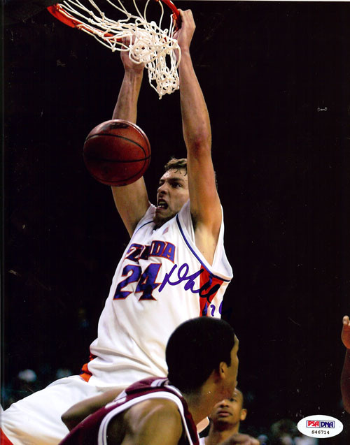 David Lee Autographed 8x10 Photo Florida Gators PSA/DNA #S46714