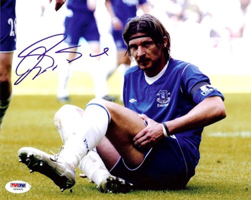 Alessandro Pistone Autographed 8x10 Photo Everton PSA/DNA #U54991