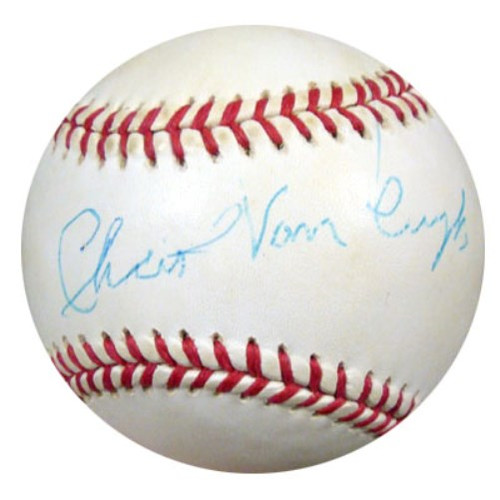 Chris Van Cuyk Autographed Official NL Baseball Brooklyn Dodgers PSA/DNA #Q36929