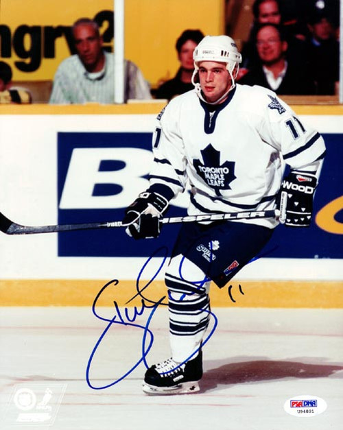 Steve Sullivan Autographed 8x10 Photo Toronto Maple Leafs PSA/DNA #U94891