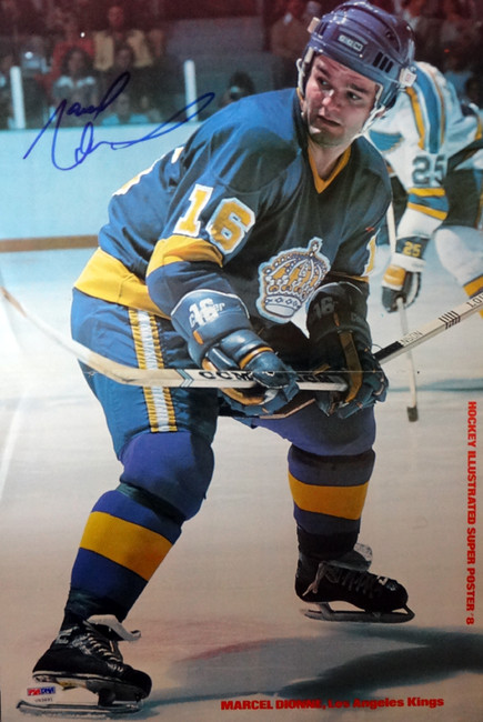 Marcel Dionne Autographed Magazine Poster Photo Los Angeles Kings PSA/DNA #U93891