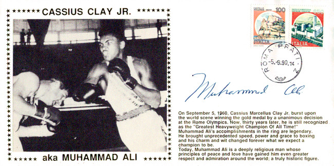 Muhammad Ali Autographed First Day Cover Vintage PSA/DNA #I01292