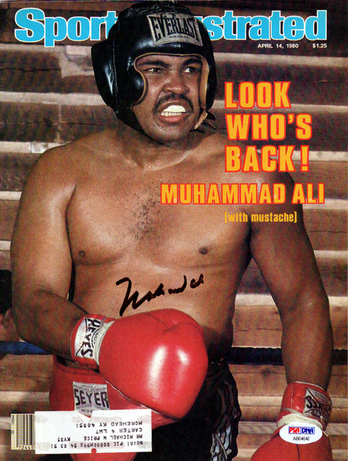 Muhammad Ali Autographed Sports Illustrated Magazine PSA/DNA #AB04640