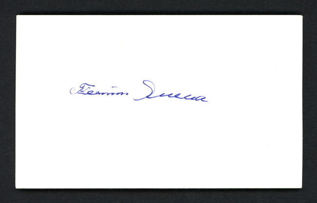 Fermin Mike Guerra Autographed 3x5 Index Card Philadelphia A's, Washington Senators JSA SOA SKU #111172