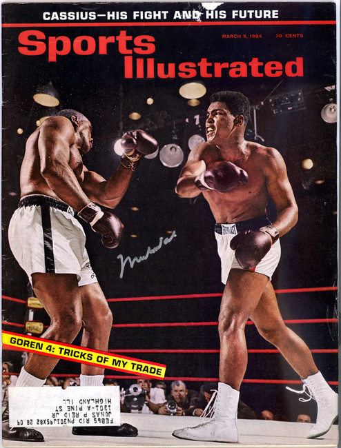 Muhammad Ali Autographed Sports Illustrated Magazine Gem Mint 10 PSA/DNA #AA07079