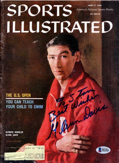 Glenn Davis Autographed Sports Illustrated Magazine "To Stan" Beckett BAS #B61061