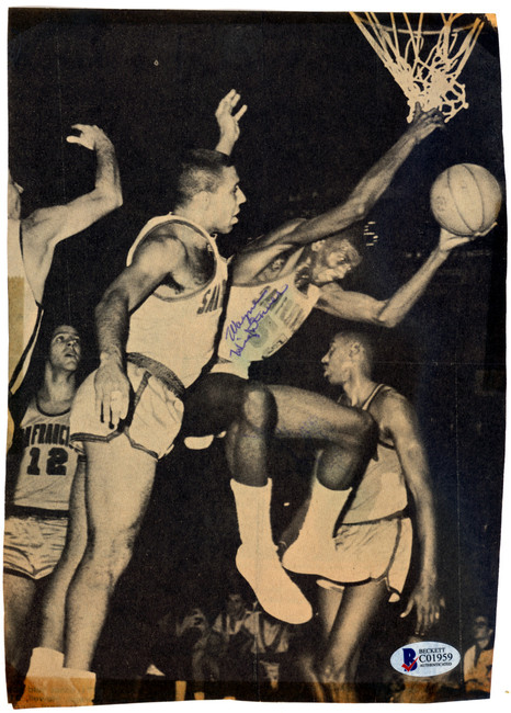 Wayne Hightower Autographed 7x10 Magazine Page Photo Golden State Warriors Beckett BAS #C01959