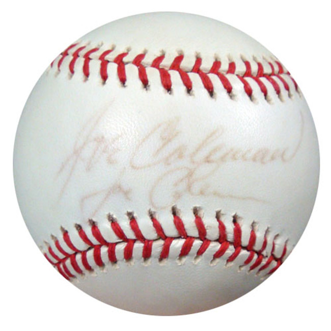 Joe Coleman Jr. & Sr. Autographed Official AL Baseball PSA/DNA #P72176