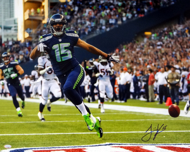 Jermaine Kearse Autographed 16x20 Photo Seattle Seahawks MCS Holo Stock #71573