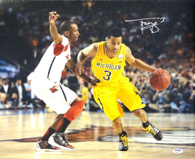 Trey Burke Autographed 16x20 Photo Michigan Wolverines PSA/DNA Stock #79260