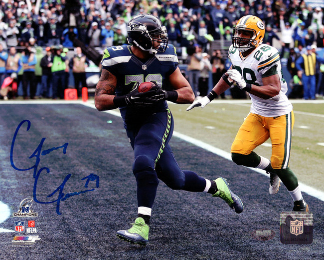 Garry Gilliam Autographed 8x10 Photo Seattle Seahawks MCS Holo Stock #86885