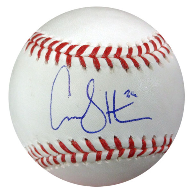 Carson Smith Autographed Official MLB Baseball Boston Red Sox MCS Holo Stock #90136