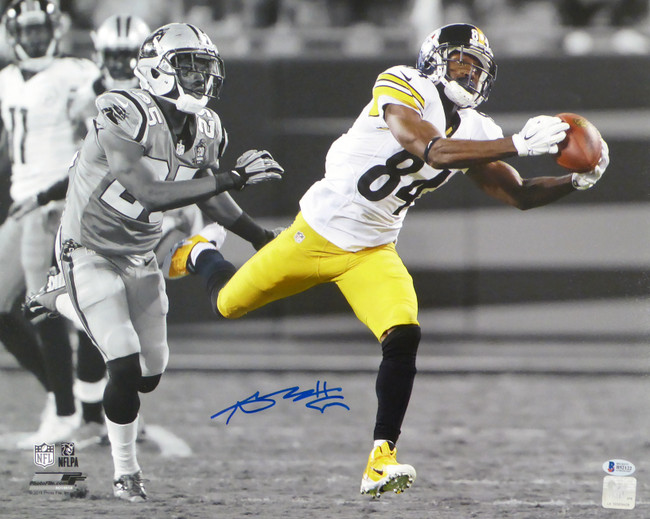 Antonio Brown Autographed 16x20 Photo Pittsburgh Steelers Beckett BAS Stock #121850