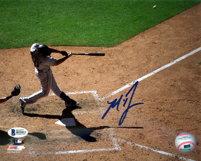 Madison Bumgarner Autographed 8x10 Photo San Francisco Giants Beckett BAS Stock #122359