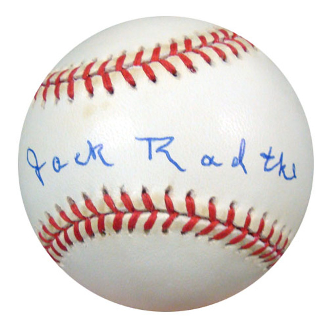 Jack Radtke Autographed Official NL Baseball Brooklyn Dodgers PSA/DNA #S52736