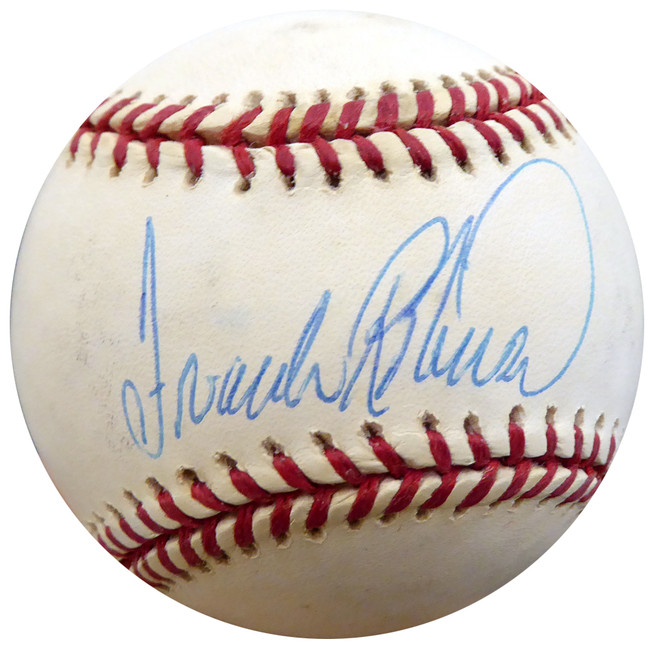 Frank Robinson Autographed Official NL Baseball Baltimore Orioles, Cincinnati Reds Beckett BAS #E46452