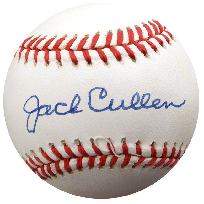 Jack Cullen Autographed Official AL Baseball New York Yankees Beckett BAS #F26319
