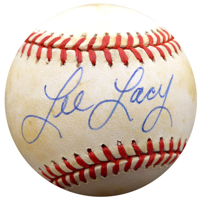Lee Lacy Autographed Official NL Baseball Los Angeles Dodgers, Pittsburgh Pirates Beckett BAS #F29479