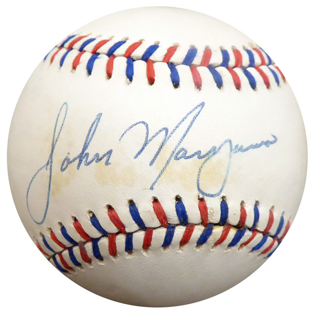 John Marzano Autographed Official 1984 Olympics Baseball Boston Red Sox, Seattle Mariners Beckett BAS #F27023