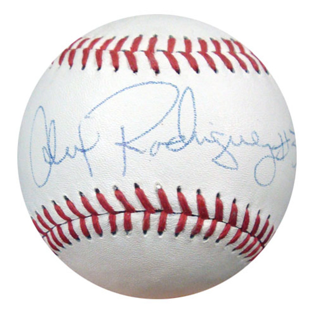 Alex Rodriguez Autographed Little League Baseball Seattle Mariners Signed in 1994 PSA/DNA #S64827